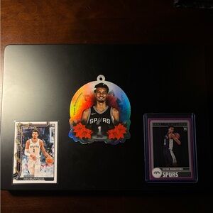 Topps NBA Player Cards with Spurs Theme